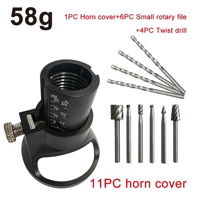 11 τμχ Σετ εργαλείων εντοπισμού καλύμματος κόρνας ηλεκτρικού λείανσης 29 τμχ Αξεσουάρ εργαλείου ηλεκτρικού δακτυλίου λείανσης με περιστροφική λίμα