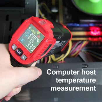 Цифров инфрачервен термометър -58~1472℉ Безконтактен лазерен термометър Пистолет Пирометър Imager Хигрометър IR Termometro Тестер Инструменти