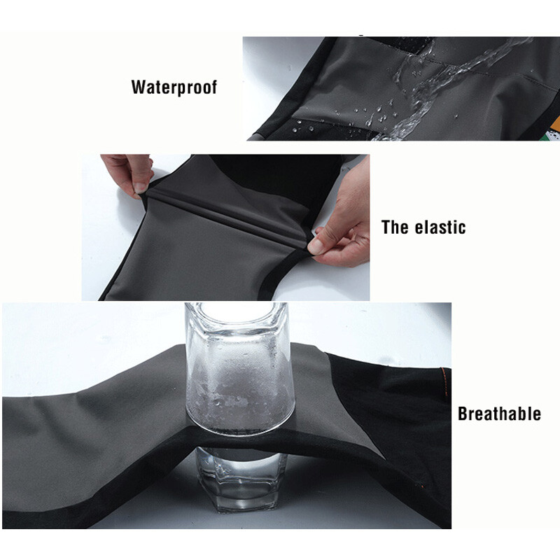 TRVLWEGO Pantaloni de drumeție de vară pentru bărbați, rezistenți la uzură, prevenirea stropilor de apă, uscare rapidă, rezistenți la UV, pantaloni subțiri elastici de camping