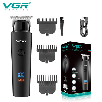 VGR Hair Trimmer Professional Electric Trimmers Cordless Hair Clipper Επαναφορτιζόμενη οθόνη LED V 937