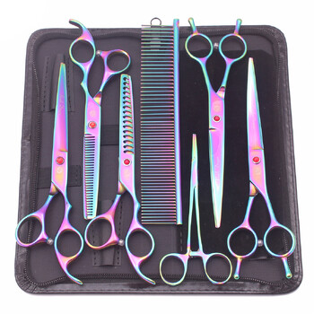 Purple Dragon Dog Grooming Scisssors Kit 7\