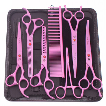 Purple Dragon Dog Grooming Scisssors Kit 7\