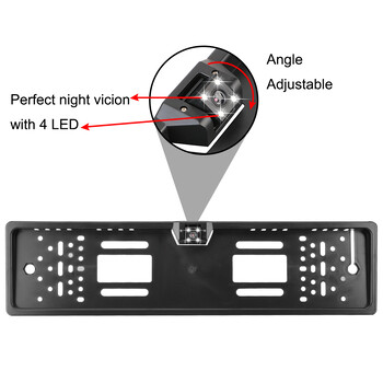 12V Κάμερα οπισθοπορείας αυτοκινήτου 4/8 LED European UK Αισθητήρας στάθμευσης 2.4G Reverse Vedio Receiver PDC Parltronics