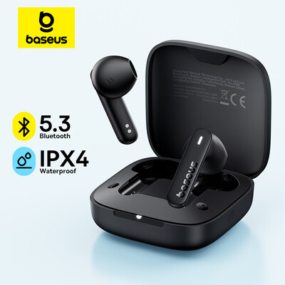 Безжични слушалки Baseus Bowie E16 Bluetooth 5.3 Слушалки 30H дълъг живот на батерията IPX4 Водоустойчиви истински безжични слушалки Слушалки