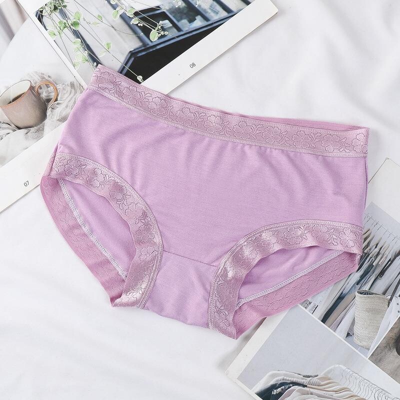 Suvised üliõhukesed Nude Modal hingavad bambusest kiust laia äärega õmblusteta noorte pungad ühevärvilised püksid naistele