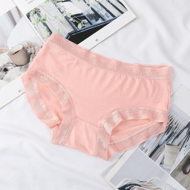 Suvised üliõhukesed Nude Modal hingavad bambusest kiust laia äärega õmblusteta noorte pungad ühevärvilised püksid naistele