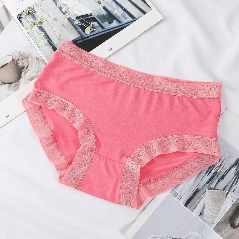 Suvised üliõhukesed Nude Modal hingavad bambusest kiust laia äärega õmblusteta noorte pungad ühevärvilised püksid naistele