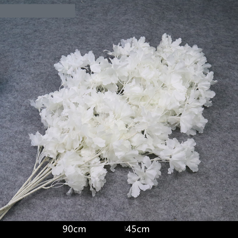 Floare de zăpadă simulată în cădere nuntă T-stage drum decor de frunte bujor nuntă nuntă tavan floare de piersic aranjament de flori de mătase flori de cireș