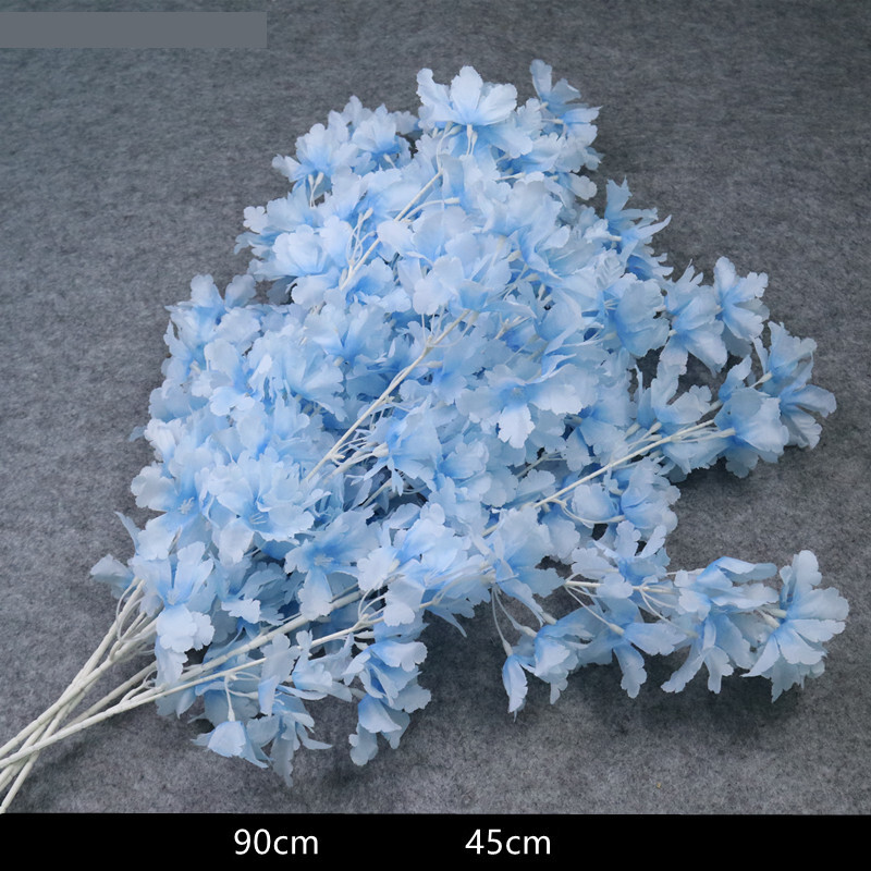 Floare de zăpadă simulată în cădere nuntă T-stage drum decor de frunte bujor nuntă nuntă tavan floare de piersic aranjament de flori de mătase flori de cireș