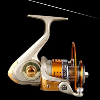 Fishing Reel Golden Shark King Series AK Metal Head Metal Rocker Fishing Reel Fishing Reel Spinning Reel Fishing Tacking