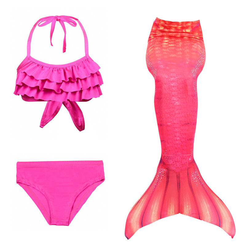 Mergaičių undinė maudymosi kostiumėlis uodega vaikiškas naujas bikinis Europos ir Amerikos užsienio prekyba vaikiški drabužiai pinti maudymosi kostiumėliai maudymosi kostiumėlių eksportas