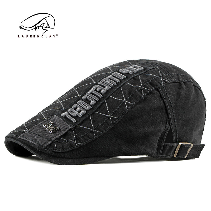 Madinga korėjietiško stiliaus medvilninė kepurė Britų retro beretė vyriška laisvalaikio kepurė su smailiu priekiu Moteriška skrybėlė Jaunimo tendencija