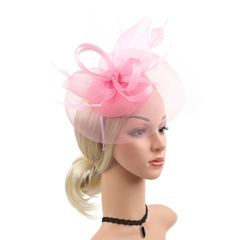 Euroopa ja Ameerika pruudi sulgedest võrk juukseaksessuaarid silindrimüts linane soeng retromood elegantne müts Amazoni enimmüüdud naised