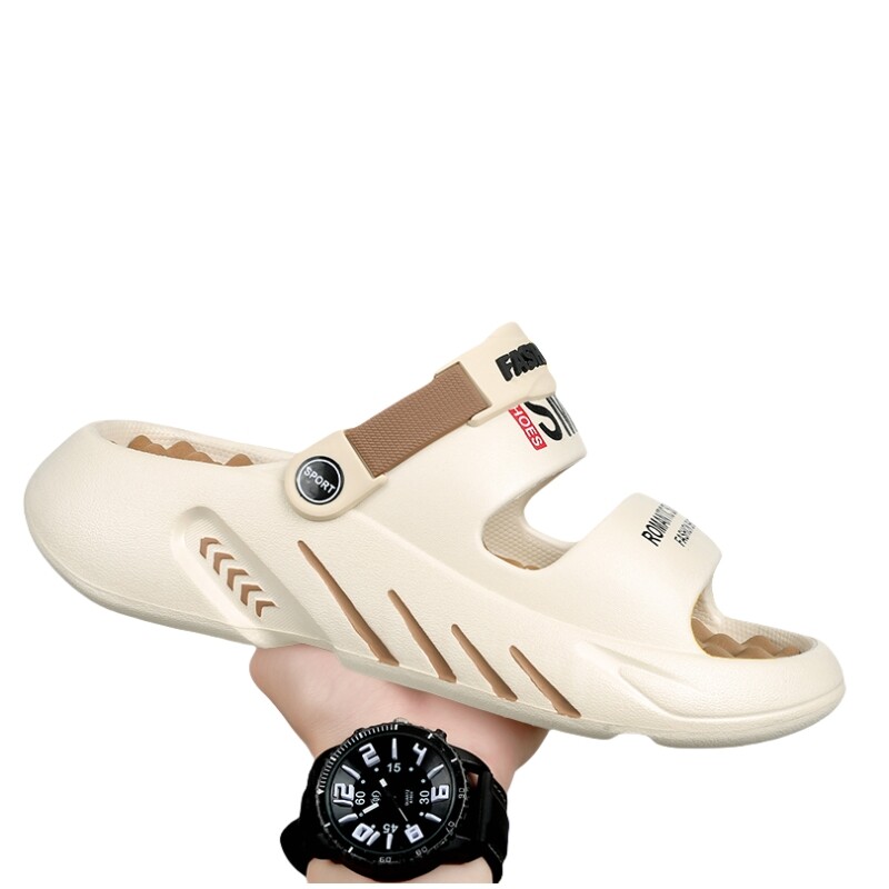 2024 m. vasaros vyriškos masažinės šlepetės lauko sandalai paplūdimyje Patogūs minkšti šlepetės Vidiniai laisvalaikio batai Vyriški basutės didelis dydis 47 48