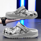 Ανδρικές παντόφλες Πλατφόρμα παραλλαγής Υπαίθρια καλοκαιρινά τσόκαρα Παπούτσια Γυναικεία σανδάλια παραλίας Ανδρικά μαλακά EVA Slides για εσωτερικούς χώρους σπιτιού Lover σαγιονάρες