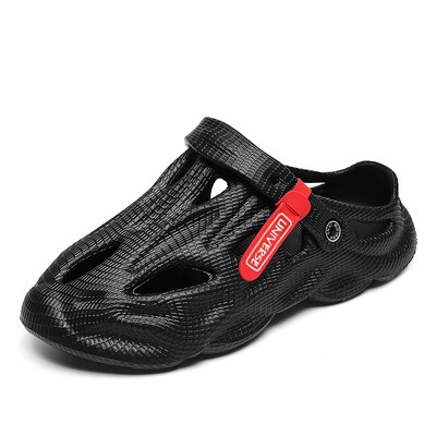 Papuci de vară pentru bărbați, sandale confortabile cu platformă, în aer liber, papuci de plajă 2023, papuci pentru bărbați, pentru interior, pentru acasă, pantofi de baie