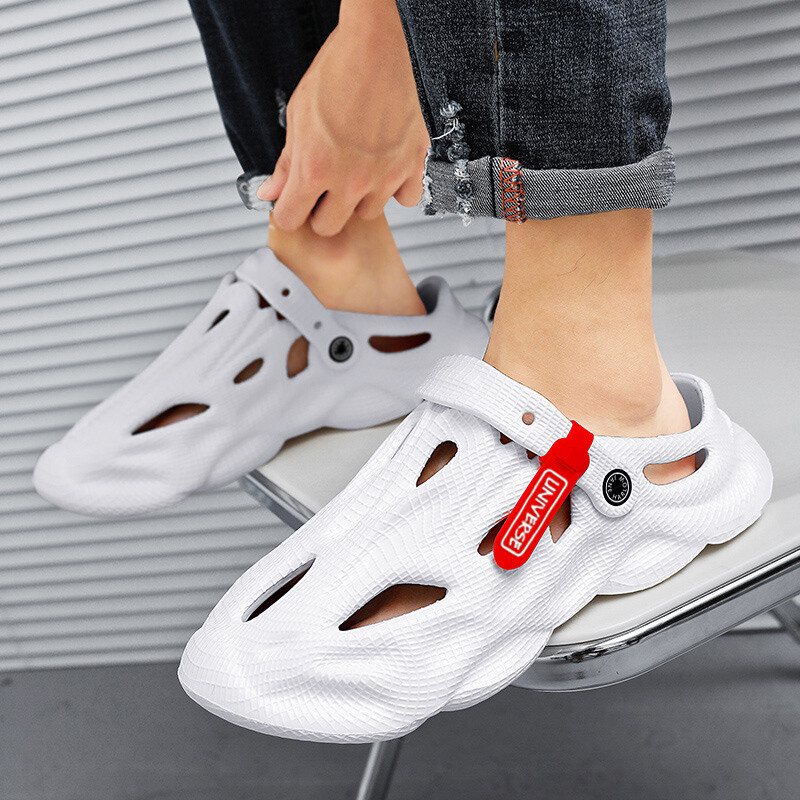 Papuci de vară pentru bărbați, sandale confortabile cu platformă, în aer liber, papuci de plajă 2023, papuci pentru bărbați, pentru interior, pentru acasă, pantofi de baie