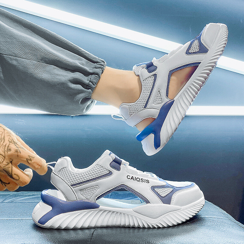 CINESSD Suvisest võrgust hingavad vabaajajalatsid Meeste rannajalatsid Meeste mugavad sandaalid Meeste Moodsad tossud Meeste 2023 Sussid