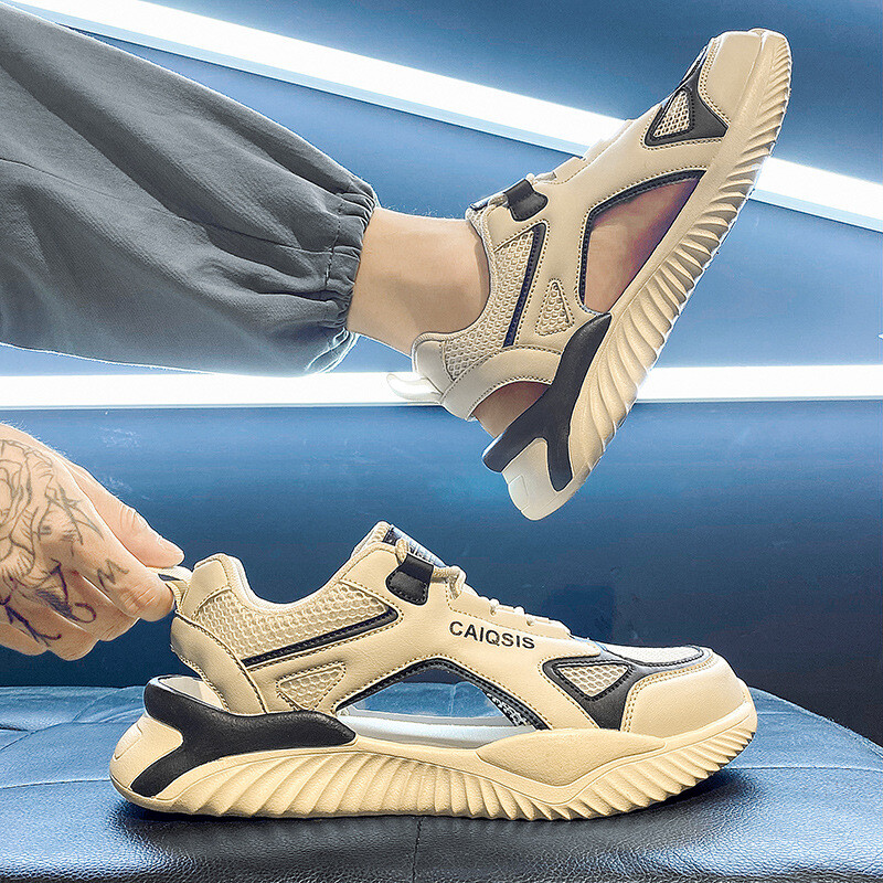 CINESSD Suvisest võrgust hingavad vabaajajalatsid Meeste rannajalatsid Meeste mugavad sandaalid Meeste Moodsad tossud Meeste 2023 Sussid