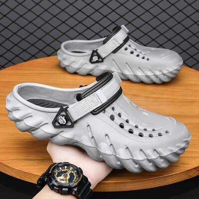 2024 Uus tehase odav EVA meeste puukingad jalatsid kerged hulgimüük plastist puukingad Meeste rannasandaalid meeste puukingad ja muulad