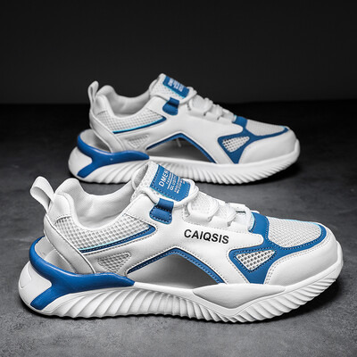 COOLVFATBO Suvisest võrkkangast hingavad vabaajajalatsid meeste rannajalatsid meeste mugavad sandaalid meeste moes tossud meeste 2023