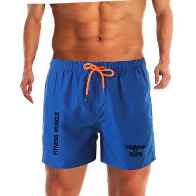Meeste rannas kiiresti kuivavad lühikesed püksid suvised meeste surfirannapüksid kiiresti kuivavad ujumispüksid voodriga Bermuda Fitness Muscle lühikesed püksid