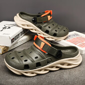 Uued 2024. aasta suvised paksupõhjalised lapilised moesandaalid, meeste vabaaja rannajalatsid, õõnsad aiakingad, õuesussid, EVA-kingad