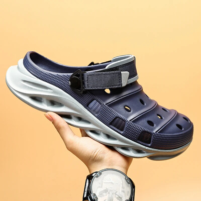 Uued 2024. aasta suvised paksupõhjalised lapilised moesandaalid, meeste vabaaja rannajalatsid, õõnsad aiakingad, õuesussid, EVA-kingad