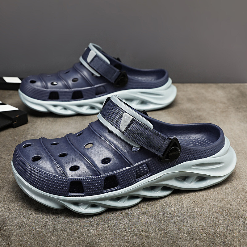 Uued 2024. aasta suvised paksupõhjalised lapilised moesandaalid, meeste vabaaja rannajalatsid, õõnsad aiakingad, õuesussid, EVA-kingad