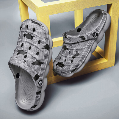 Meeste sandaalid 2021. aasta suvi Uued Camo Aiakingad Paar Kummist puukingad Sussid Rannas Vesi Kõndimissandaalid Meeste Suur Szie Zapatos