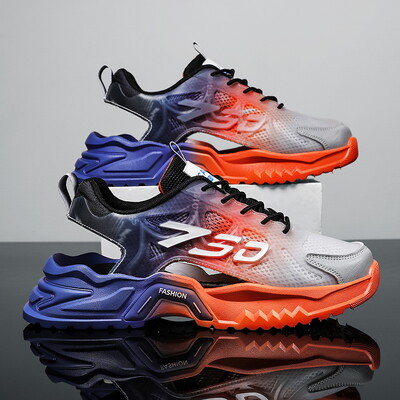 Sandale noi de vară 2023, pantofi respirabili, sport anti-alunecare, plasă de conducere, pentru bărbați, sandale de plajă, sandale de modă pentru bărbați, Zapatillas Hombre