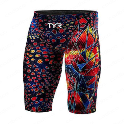 Meeste Jammer Surfipüksid Ujumispüksid Sportlikud treeningud ujumistrikoo Lycra Rannasukkpüksid Lühikesed püksid Kiiresti Kuivatavad Spordi Ujumine Pantalonid