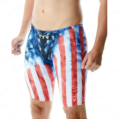 Meeste Jammer Surfipüksid Ujumispüksid Sportlikud treeningud ujumistrikoo Lycra Rannasukkpüksid Lühikesed püksid Kiiresti Kuivatavad Spordi Ujumine Pantalonid