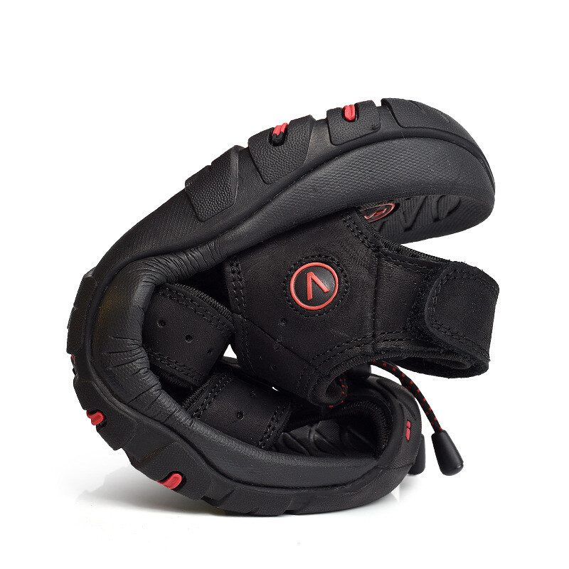 Vyriški basutes lauko sportiniai bateliai vasariniai lengvi paplūdimio batai pu odiniai sandalai vyrams 2024 kvėpuojantis didelis dydis 46