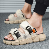 Meeste sandaalid suvised uued meeste vabaajajalatsid meestele, plätud, sussid, rannad, rooma vaba aja veetmine, meeste sandaalid