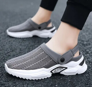 Sandale de vară pentru bărbați Sandale cu platformă Pantofi de plajă căptușiți și respirabili 2024 Pantofi ușori pentru bărbați