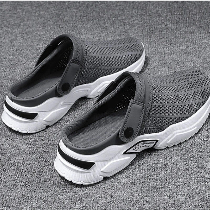 Sandale de vară pentru bărbați Sandale cu platformă Pantofi de plajă căptușiți și respirabili 2024 Pantofi ușori pentru bărbați