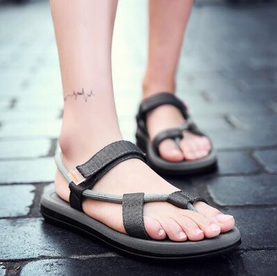 Ανδρικά μαύρα σανδάλια καλοκαιρινά παπούτσια για ζευγάρια Best Sellers Προϊόντα Χειροκίνητα παπούτσια για άνδρες D151