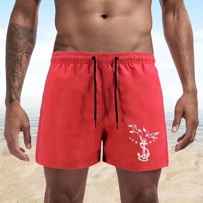 Summer Trend Ανδρικά Seagull Print Swimwear Beach Σορτς Ανδρικά Μαγιό Ανδρικά Αθλητικά Ενδύματα παραλίας Fitness Plus Size S-4XL