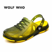 2023 Sandale pentru bărbați pantofi de vară lucrați manual pentru bărbați pantofi de apă moale de grădină pentru bărbați mărime mare sandale plate pentru plajă papuci X14