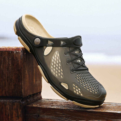 2023 Sandale pentru bărbați pantofi de vară lucrați manual pentru bărbați pantofi de apă moale de grădină pentru bărbați mărime mare sandale plate pentru plajă papuci X14