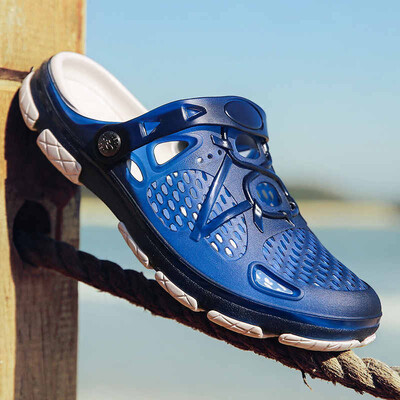 2023 Sandale pentru bărbați pantofi de vară lucrați manual pentru bărbați pantofi de apă moale de grădină pentru bărbați mărime mare sandale plate pentru plajă papuci X14