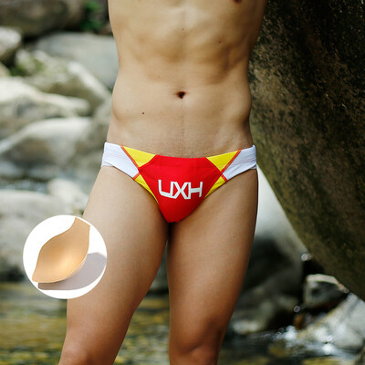Ujumispüksid Ujumiskostüümid Meeste ujumisriided Pad Push-up Seksikas surfamine pehme G-String ujumistrikoo Meeste seksikad bikiinid Suvine uhkusepäev