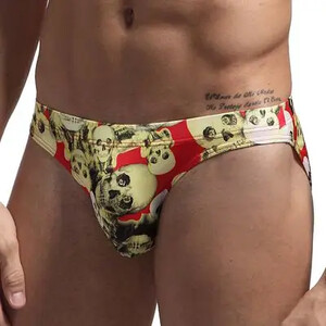 Bikiinid suvised ujumisriided, meeste ujumispüksid, lahedad pealuud, prinditud mehed, ujumisriided, ujumisriided, rannarõivad, ujumisriided madala kõrgusega kaubamärgiga SL