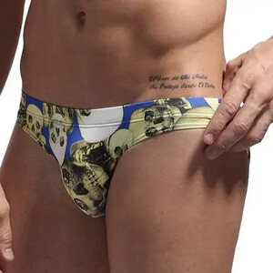 Bikiinid suvised ujumisriided, meeste ujumispüksid, lahedad pealuud, prinditud mehed, ujumisriided, ujumisriided, rannarõivad, ujumisriided madala kõrgusega kaubamärgiga SL