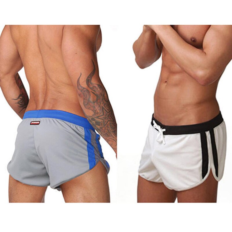 Moda bărbați costume de înot Trunchi Sexy Surf Beach Wear Pantaloni scurți sport Pantaloni