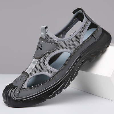 Uued Suvised Sandaalid Hingavad Meeste Jalatsid Võrgust õues Meeste Õõnesandaalid Libisemisvastased Rannasandaalid Lamejalatsid Zapatillas Hombre