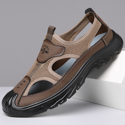 Uued Suvised Sandaalid Hingavad Meeste Jalatsid Võrgust õues Meeste Õõnesandaalid Libisemisvastased Rannasandaalid Lamejalatsid Zapatillas Hombre