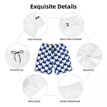 Бански Heart Doodle K-Kates Gym Shorts Летни луксозни модни S-Spades Fun Board Short Pants Мъжки спортни дишащи плажни гащи