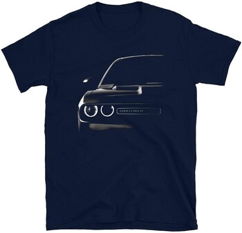 Μπλουζάκι Classic American Challenger Muscle Car Race Car T-shirt 100% βαμβακερό καλοκαιρινό κοντομάνικο ανδρικό μπλουζάκι Casual S-3XL